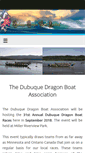 Mobile Screenshot of dubuquedragonboat.org